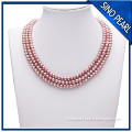 AA 6-7 MM 2014 fresh water pearl strand imitation pearl necklace